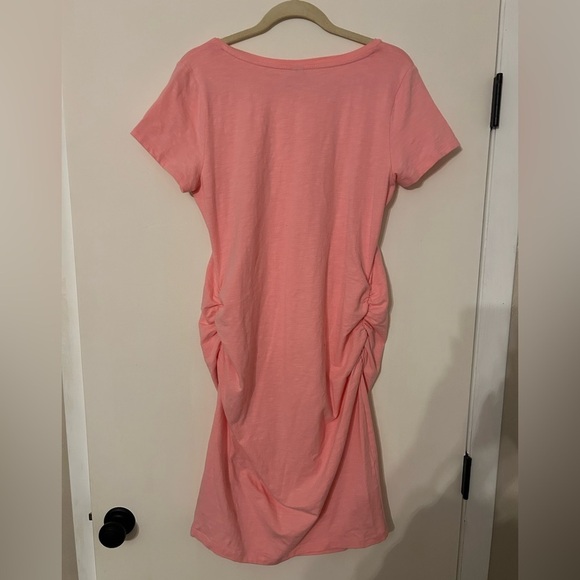 Old navy light pink short sleeved maternity dress. Size L - Picture 3 of 3